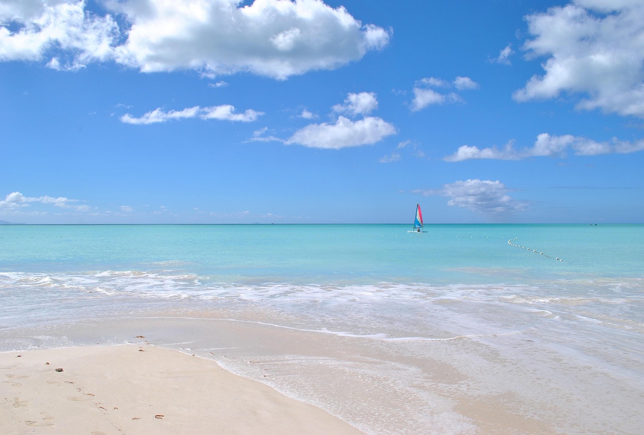 caribbean, nature, beach, sea, sand, antigua